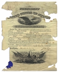 William Howard Taft Military Appointment Signed as President